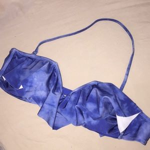 Tie dye bathing suit top